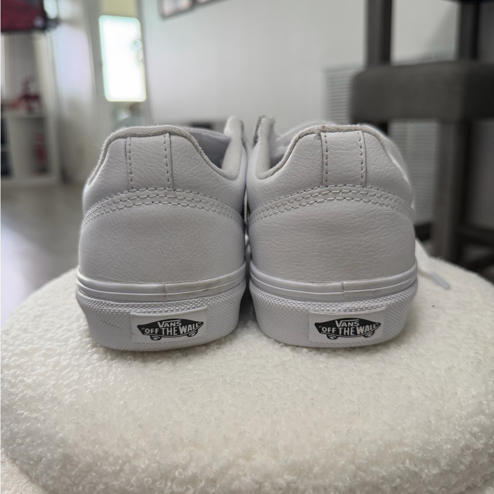 WOMEN'S VANS SELDAN LEATHER SKATE SHOES - Picture 7 of 7
